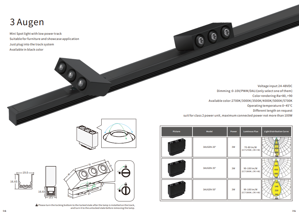 Exhibition display lighting